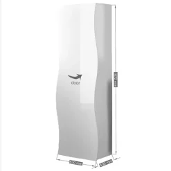 Armadio ingresso 63x188h cm bianco lucido Sea Gihome®