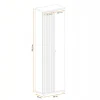Armadio ingresso 60x202h cm cannettato rovere nero Berlino