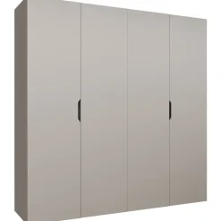 Armadio 200x202 cm 4 ante beige cashmere Valencia