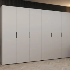 Armadio 300x202 cm 6 ante beige cashmere Valencia