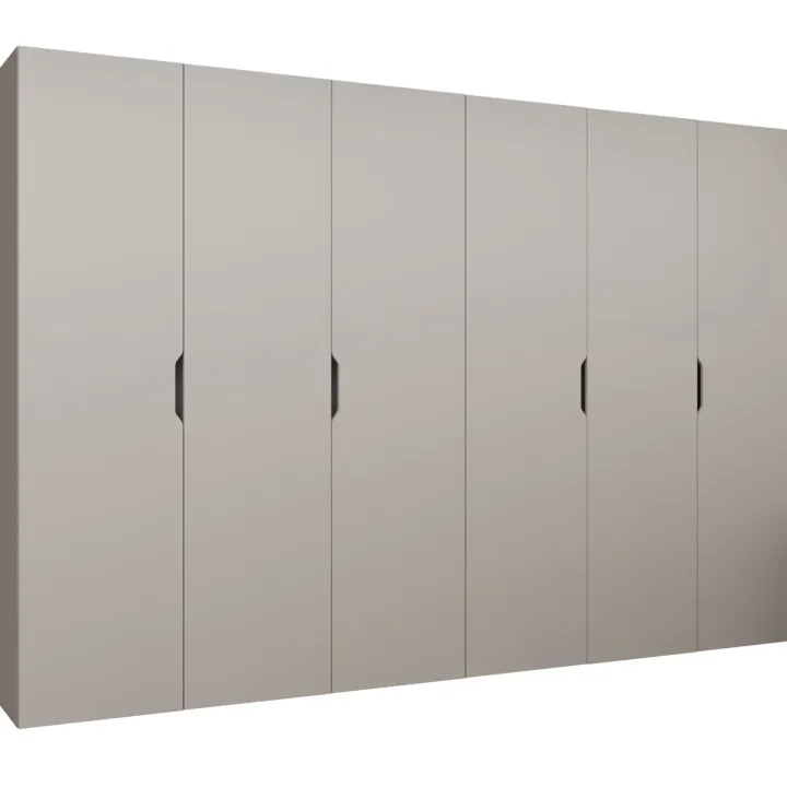 Armadio 300x202 cm 6 ante beige cashmere Valencia