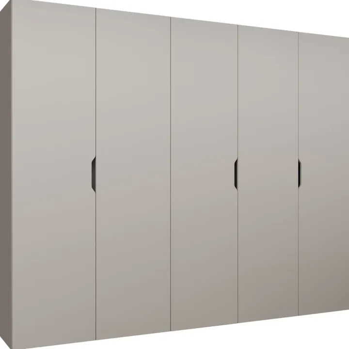 Armadio 250x202 cm 5 ante beige cashmere Valencia