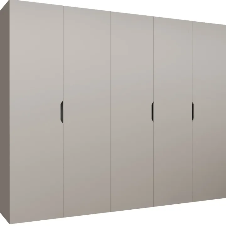 Armadio 250x202 cm 5 ante beige cashmere Valencia