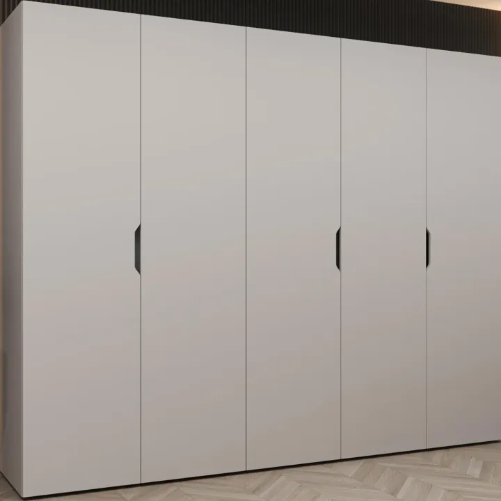 Armadio 250x202 cm 5 ante beige cashmere Valencia