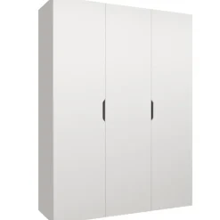 Armadio 150x202 cm 3 ante bianco opaco Valencia