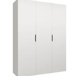 Armadio 150x202 cm 3 ante bianco opaco Valencia