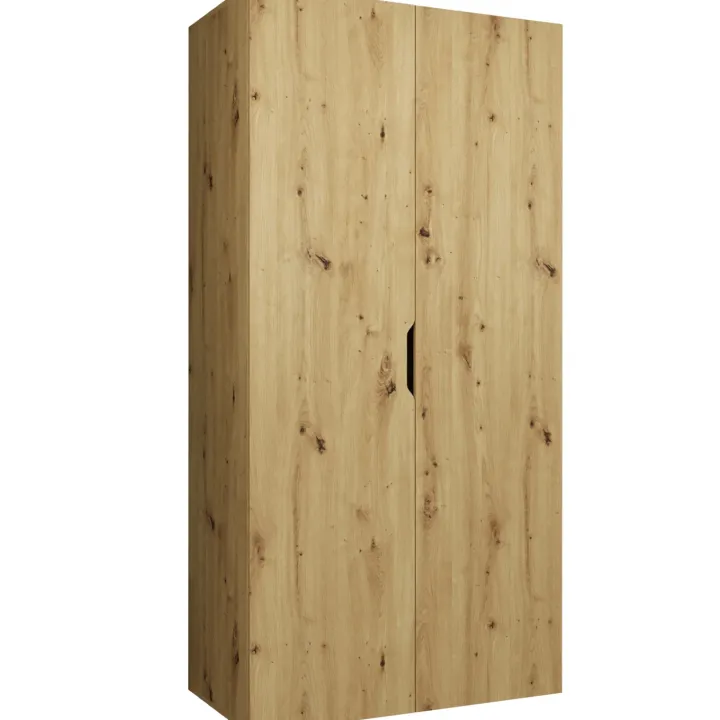 Armadio 100x202 cm 2 ante rovere Valencia