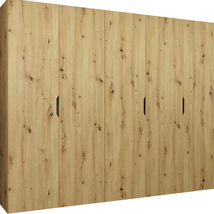 Armadio 250x202 cm 5 ante rovere Valencia