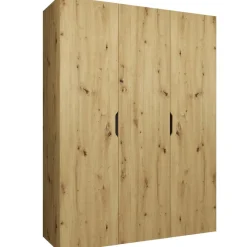 Armadio 150x202 cm 3 ante rovere Valencia