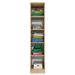 Armadio 40x191h cm 1 anta moderno rovere rustico Marzia
