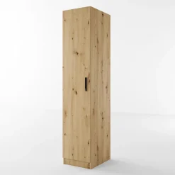 Armadio 40x191h cm 1 anta moderno rovere rustico Marzia
