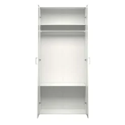 Armadio 78x176h cm 2 ante battenti bianco opaco Light Gihome®