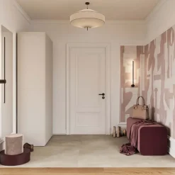 Armadio 90x215h cm 2 ante battenti cashmere Niman
