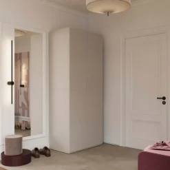 Armadio 90x215h cm 2 ante battenti cashmere Niman