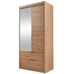 Armadio 60x213h cm 2 ante 2 cassetti rovere Stiky