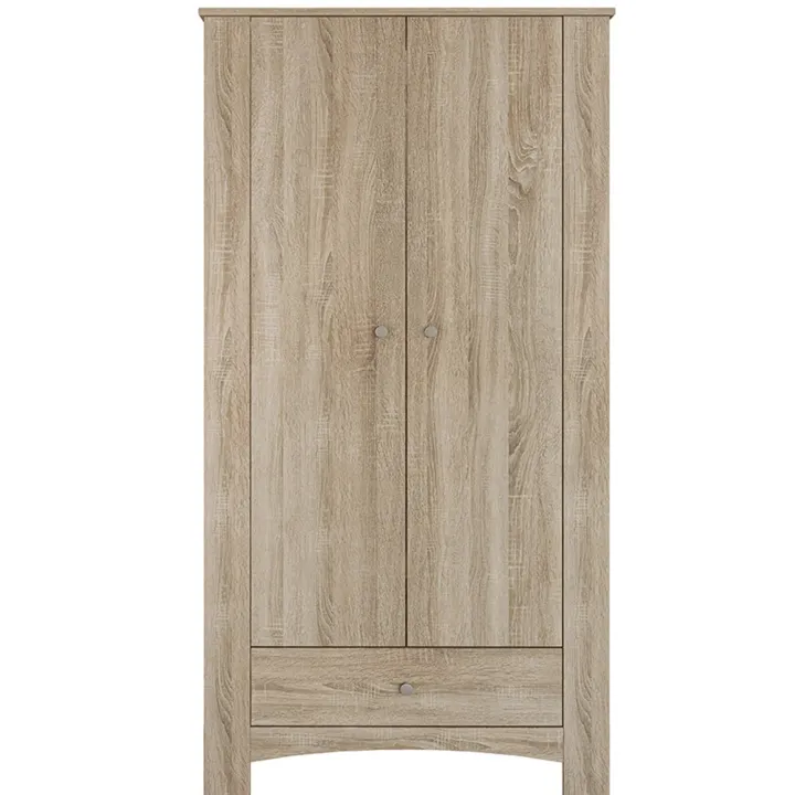 Armadio 90x181h cm 2 ante con cassetto rovere sonoma Londra