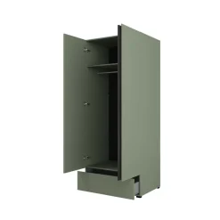 Armadio 89x210h cm 2 ante con cassetto verde Lolla