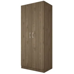 Armadio 80x191h cm 2 ante moderno noce Ilario