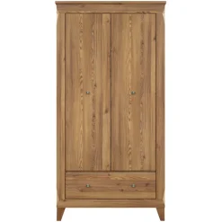 Armadio 102x202h cm 2 ante rovere scuro Lucca