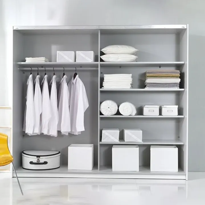 Armadio 180x210h cm 2 ante scorrevoli bianco opaco Pascal Gihome®