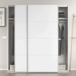 Armadio 150X200h cm 2 ante scorrevoli bianco opaco Taylor