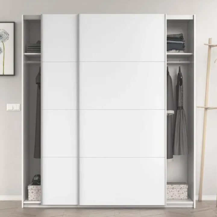 Armadio 150X200h cm 2 ante scorrevoli bianco opaco Taylor