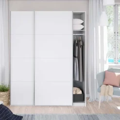 Armadio 150X200h cm 2 ante scorrevoli bianco opaco Taylor