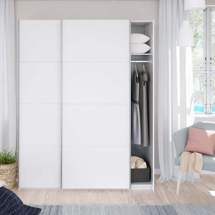 Armadio 150X200h cm 2 ante scorrevoli bianco opaco Taylor