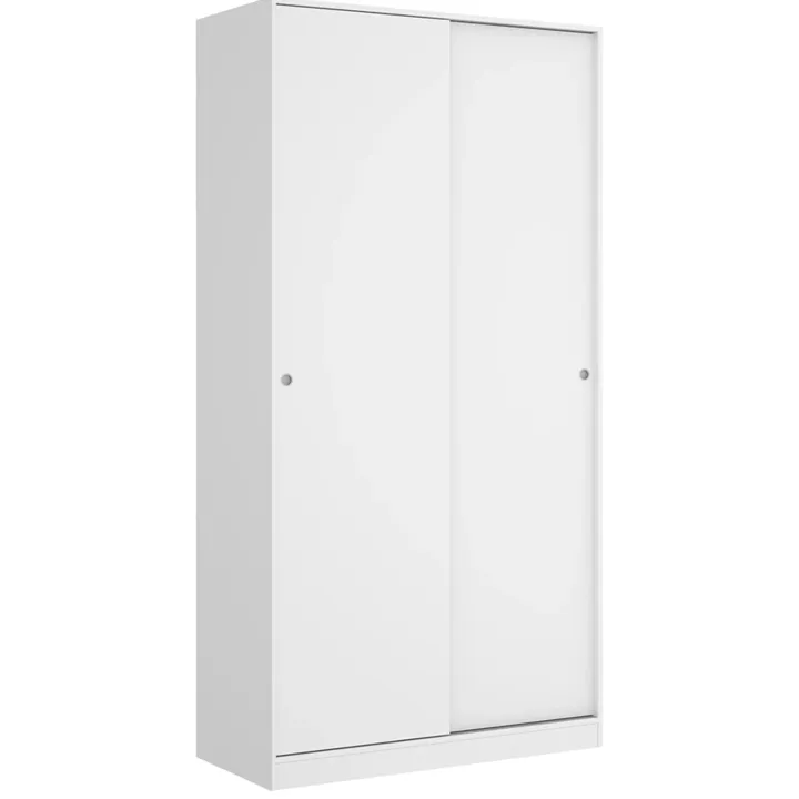 Armadio 100x204h cm 2 ante scorrevoli bianco Royal