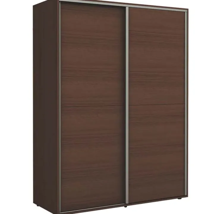 Armadio 150x200h cm 2 ante scorrevoli moderno wengè Roma