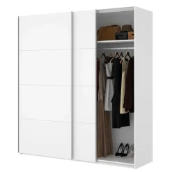 Armadio 180x204h cm 2 ante scorrevoli bianco Royal