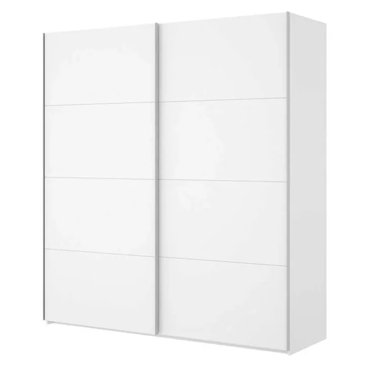 Armadio 180x204h cm 2 ante scorrevoli bianco Royal