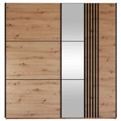 Armadio 203x215h cm 2 ante scorrevoli rovere Duppy