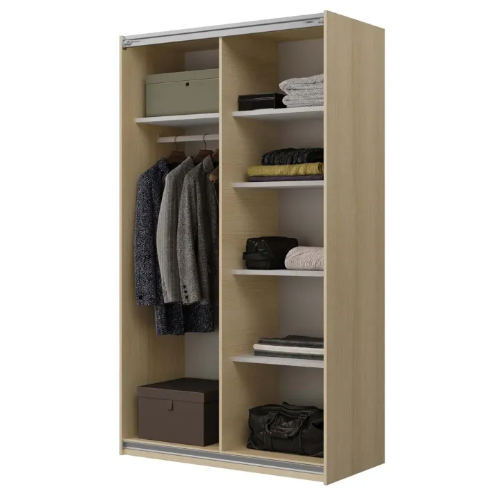 Armadio 120x210h cm 2 ante scorrevoli rovere Procida