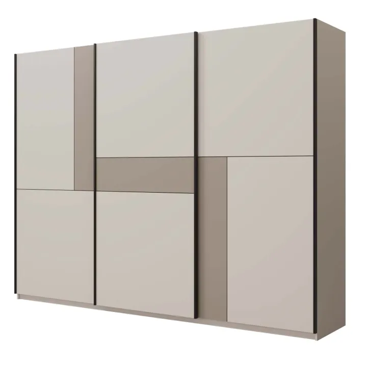 Armadio 270x210h cm 3 ante scorrevoli beige cashmere Procida