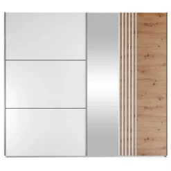 Armadio 250x215h cm 2 ante scorrevoli bianco Duppy