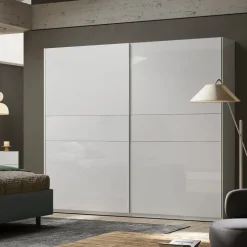 Armadio 275x240h cm 2 ante scorrevoli bianco lucido Sparkly