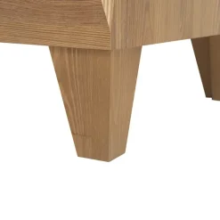 Armadio 144x202h cm 3 ante specchio rovere scuro Lucca