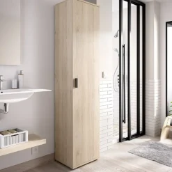 Armadio 39x190h cm con anta multiuso singola legno Ander