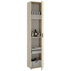 Armadio 39x190h cm con anta multiuso singola legno Ander