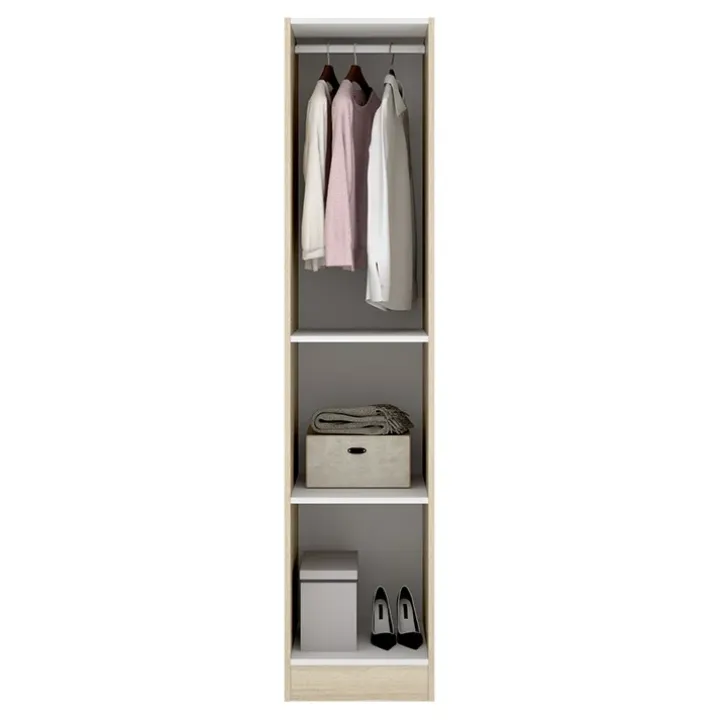 Armadio 41x184h cm con barra appendiabiti legno rovere Juan