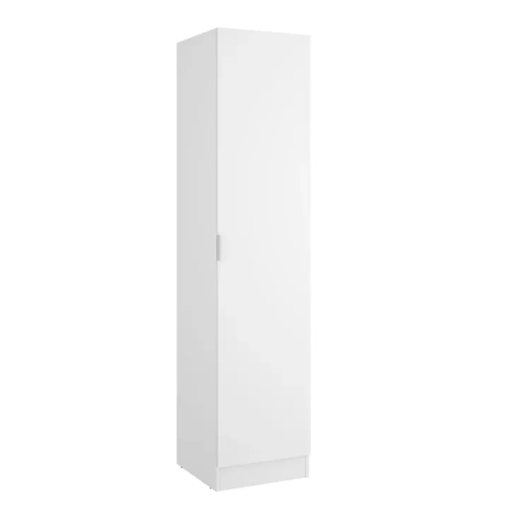 Armadio 41x184h cm con barra appendiabiti legno bianco Juan