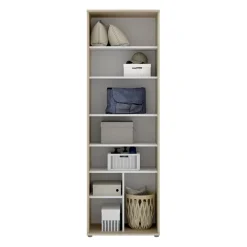 Armadio 61x190h cm due ante con ripiani multiuso legno Ander