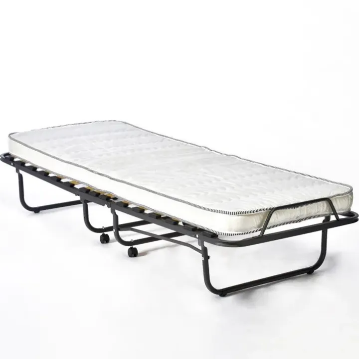 Brandina pieghevole a doghe con materasso 90x200cm Alba