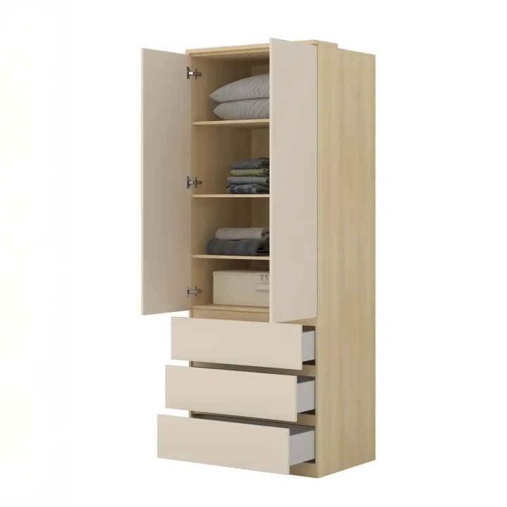 Camera a ponte matrimoniale completa beige cashmere Elvira