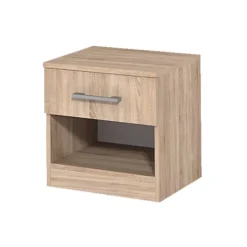 Camera completa con letto contenitore alla francese rovere Tropea