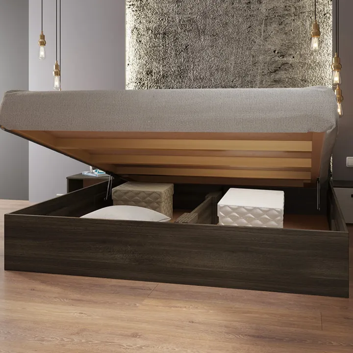 Camera completa matrimoniale con comò moderna rovere scuro e chiaro Rovigo