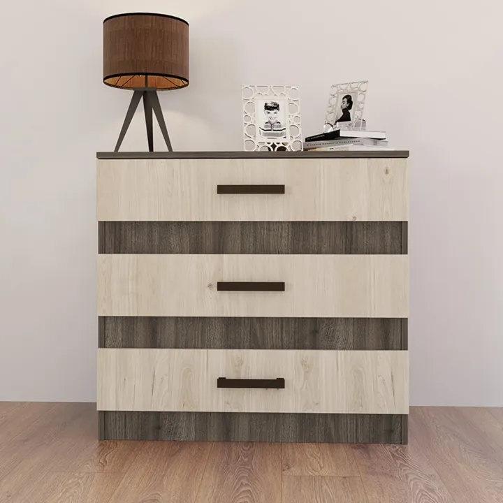 Camera completa matrimoniale con comò moderna rovere scuro e chiaro Rovigo
