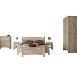 Camera da letto completa matrimoniale rovere sonoma Londra