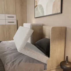 Camera da letto matrimoniale completa rovere tortora Pienza